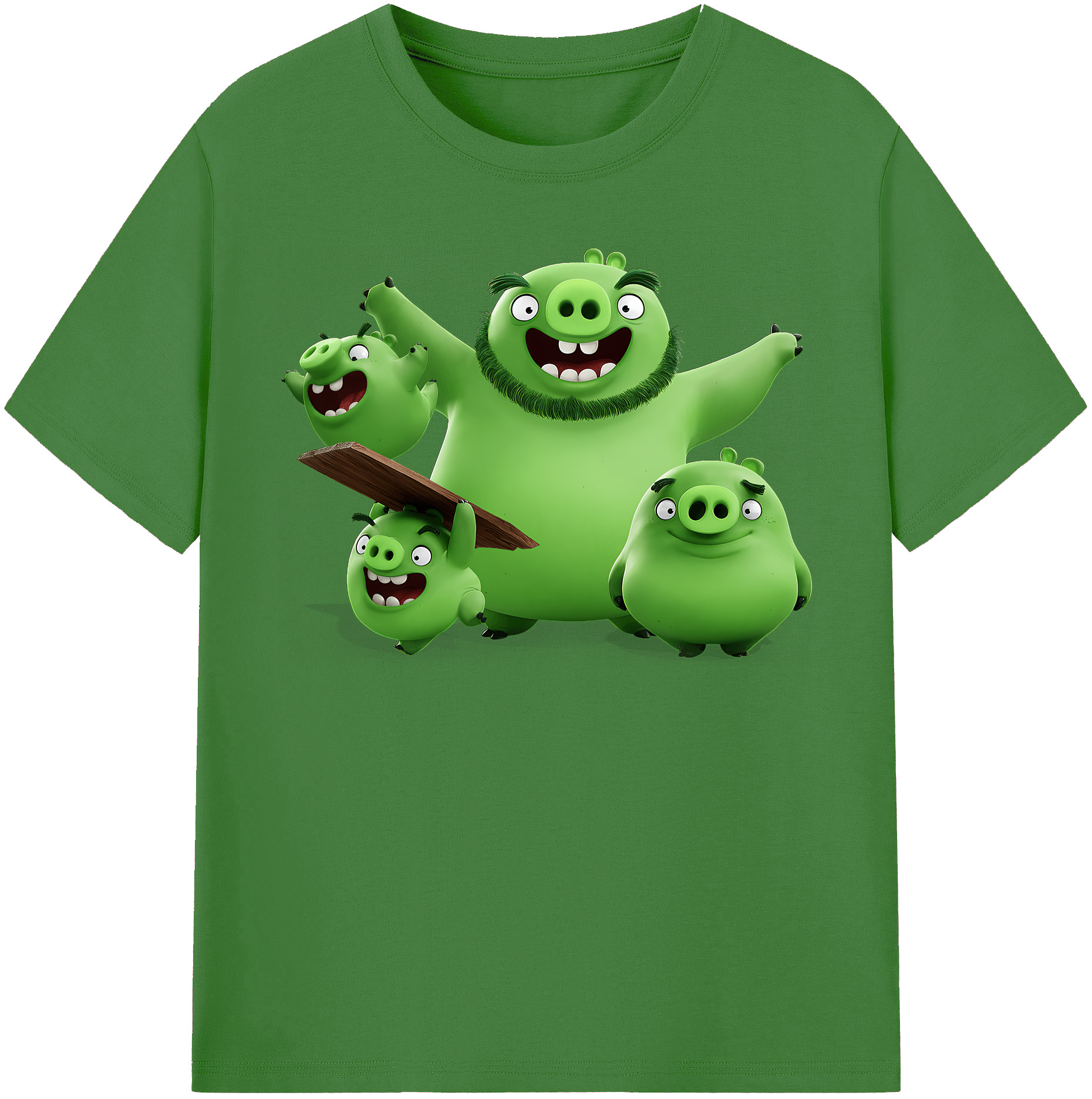 （画像用） Angry Birds アングリーバード レディースカジュアルプリントTシャツ（綿100％）